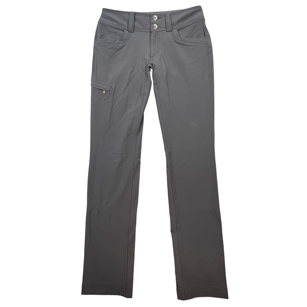 Marmot Gray Stretch Softshell Hiking Trekking Pants Women Size 4